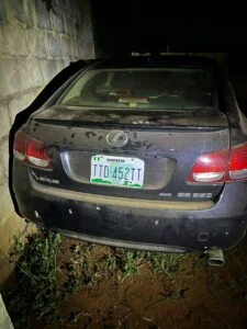 Police Foil Midnight Robbery Attempt In Sagamu, Recover Lexus Vehicle