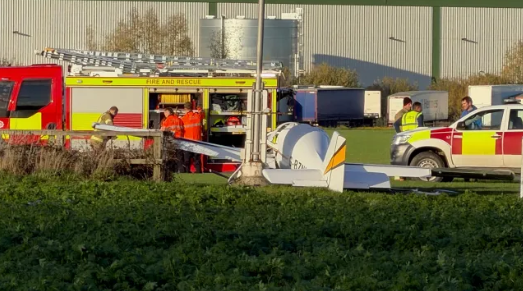 Pilot Dies After Light Aircraft Crashes At Sherburn Aero Club In North Yorkshire