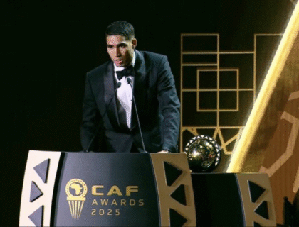 Achraf Hakimi Crowned African Footballer of the Year, Makes History as First Defender in 52 Years