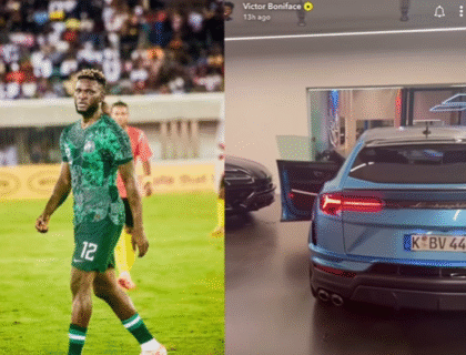Victor Boniface Flaunts New Lamborghini Urus