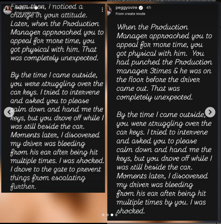 Nollywood Stars Taye Arimoro and Peggy Ovire Clash Amid On-Set Altercation