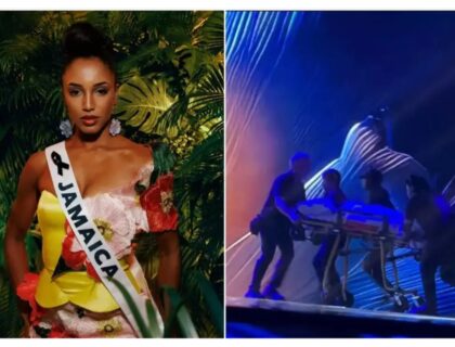 Miss Jamaica Hospitalized After Dramatic Stage Fall During Miss Universe Preliminary