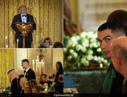 Ronaldo Steals Spotlight At White House Dinner As Trump Pays Tribute And Stars Crowd In For Viral Selfie