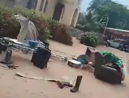 Gunmen Storm Anglican Church In Anambra, Kill Two, Burn Priest’s Home And Vehicles