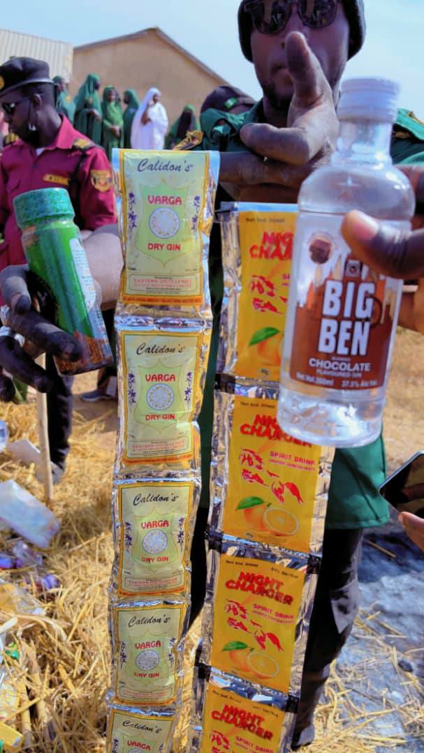 Katsina Hisbah Destroys 75 Cartons of Alcohol to Uphold Islamic Morals