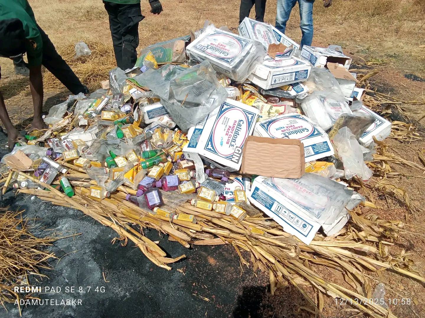 Katsina Hisbah Destroys 75 Cartons of Alcohol to Uphold Islamic Morals