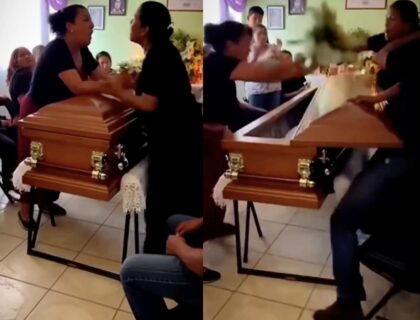 Funeral Brawl Erupts in Mexico as Secret Lovers Clash Over Coffin